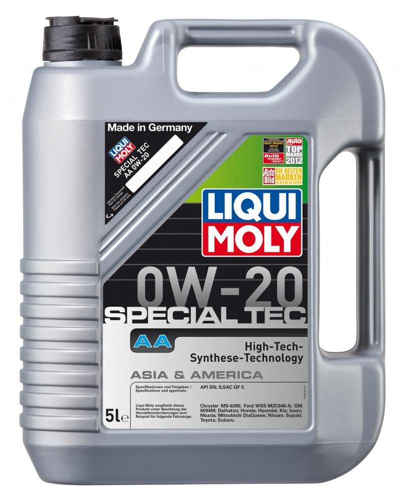 фото Моторное масло LIQUI MOLY Special Tec AA 0W-20 5 л