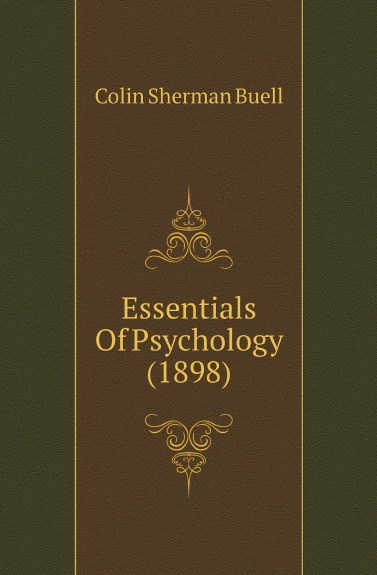 Essentials Of Psychology (1898)