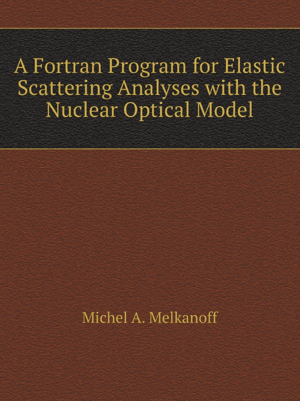 A Fortran Program for Elastic Scattering Analyses with the Nuclear Optical Model