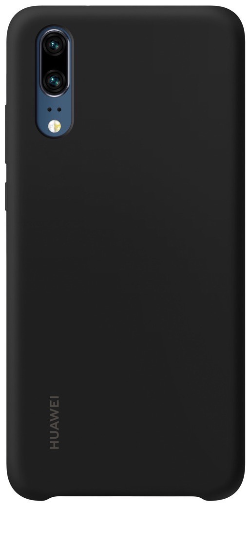 фото Чехол накладка Huawei Silicon Case black для Huawei P20 ,908649,черный