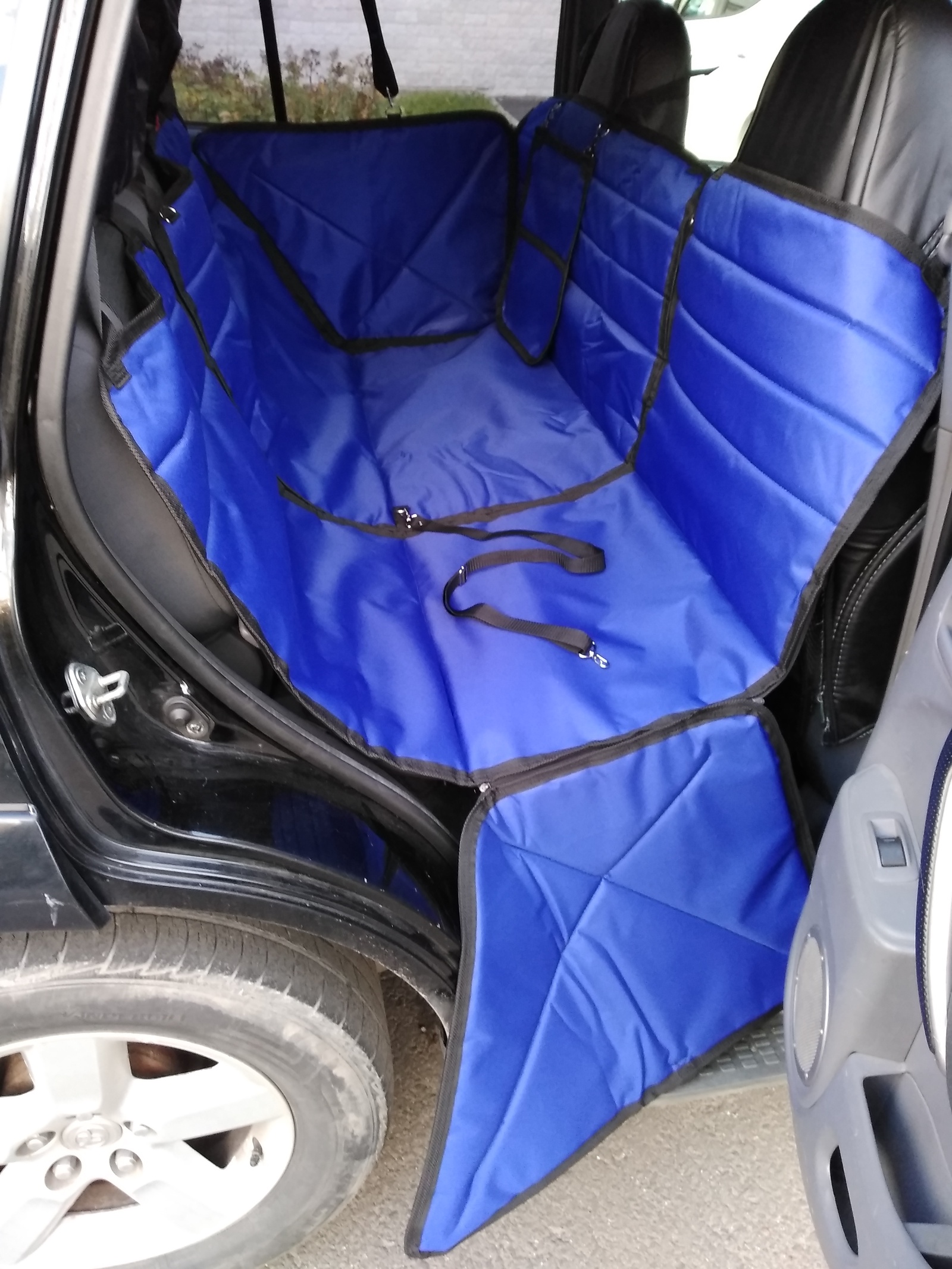 фото Автогамак Трансформер для перевозки собак, синий Auto premium