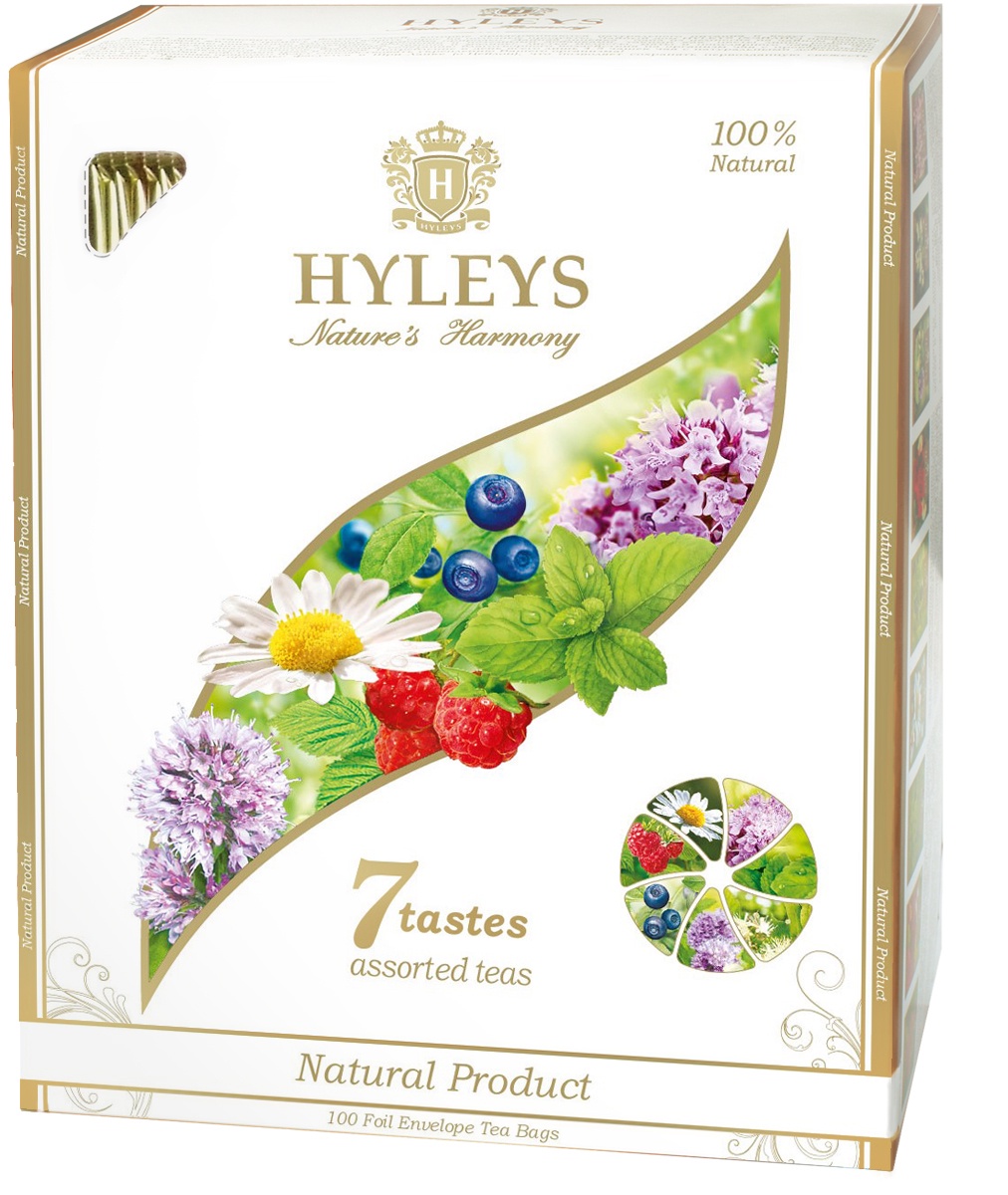 Чай HYLEYS 7 Вкусов Ассорти 100 пак х 1,5г