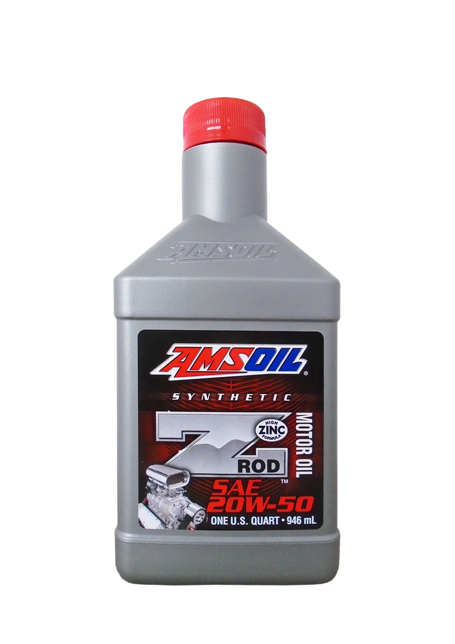 фото Моторное масло AMSOIL Z-Rod Synthetic Motor Oil SAE 20W-50 (0,946л)