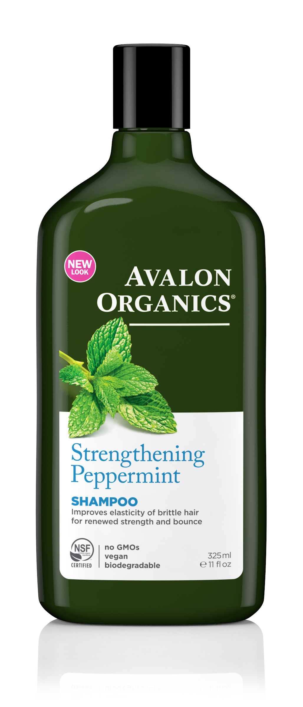 фото AVALON ORGANICS Шампунь с маслом мяты, укрепляющий