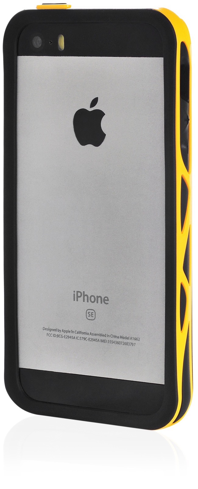 фото Бампер ITSKINS противоударный black- yellow для Apple iPhone 5/5S/SE,230579,черный, желтый