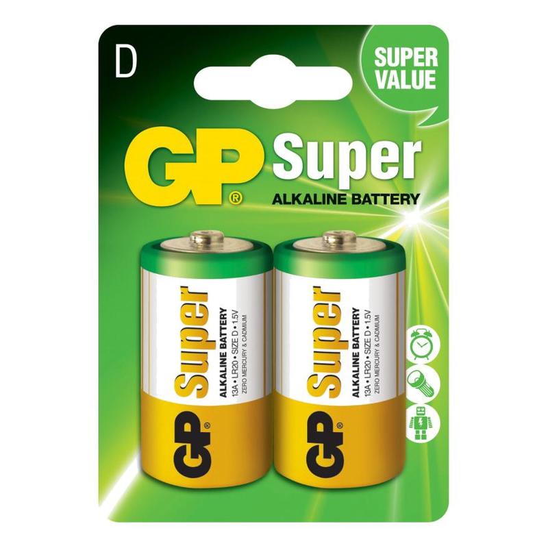 фото Батарейки GP Super D/LR20 (2шт.) Gp batteries