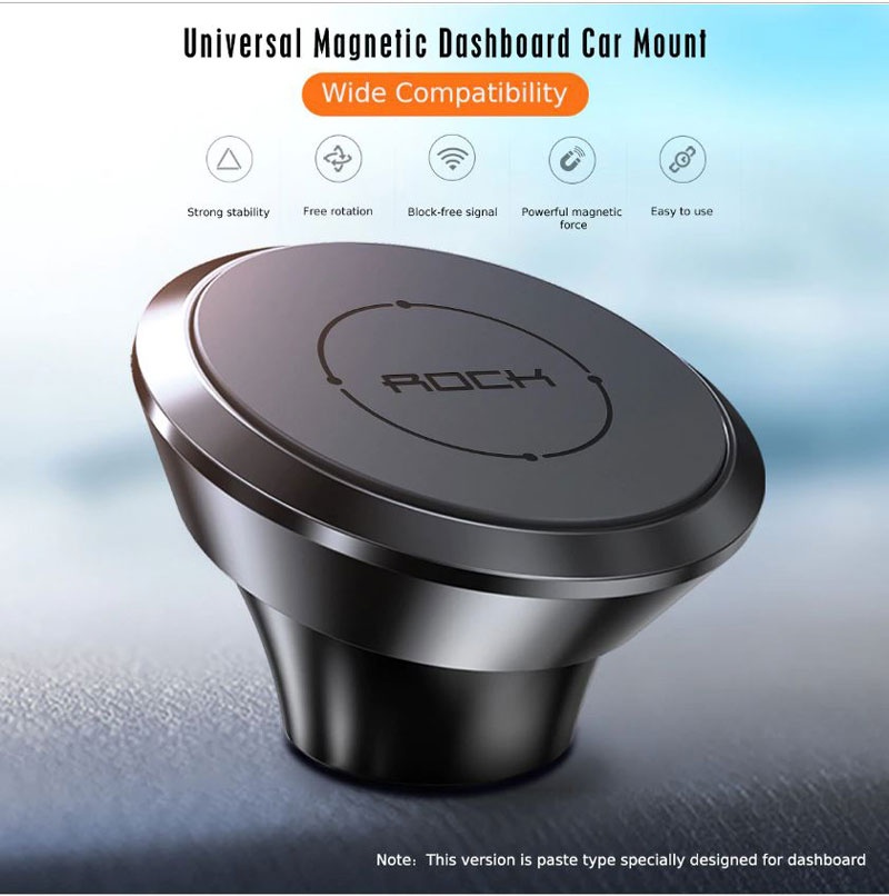 фото Автомодержатель магнитный для телефонов на торпеду Rock Magnetic Dashboard Car Mount