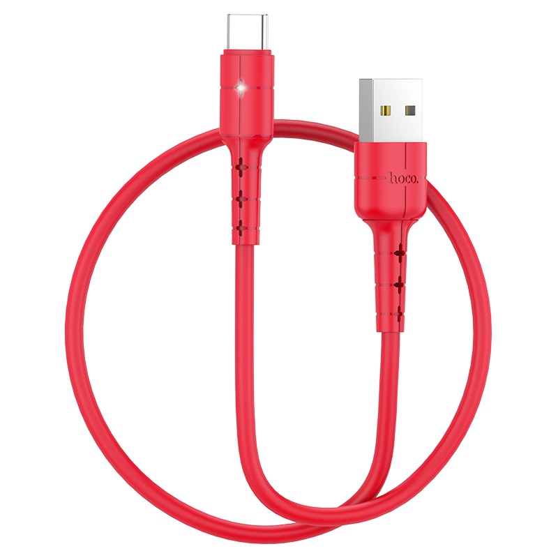 фото Кабель Hoco X30 Star USB - Type-C красный 1,2 м