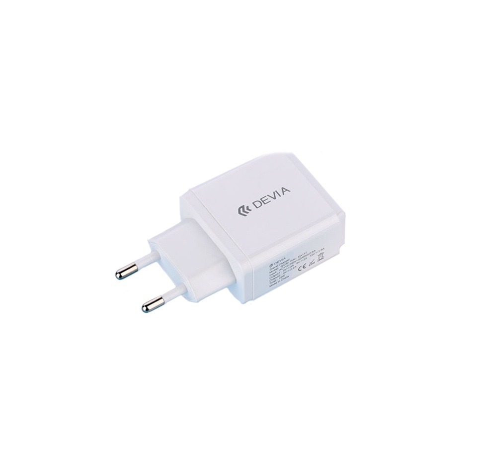 фото Блок питания Devia Extreme speed series PD+USB2.4A charger (18W)
