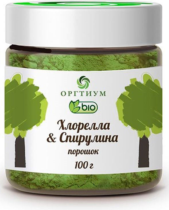 Характеристики Морские водоросли Оргтиум, хлорелла, спирулина, порошок ...