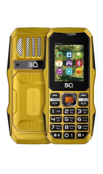 фото Мобильный телефон BQM-1842 Tank mini Yellow