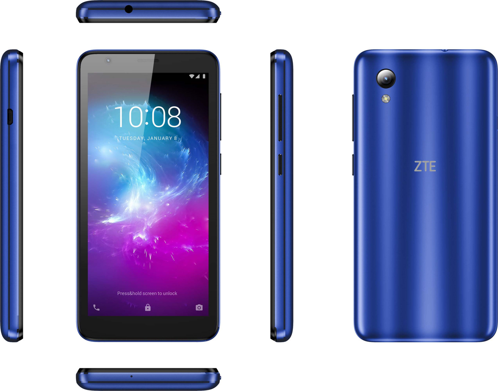 фото Смартфон ZTE Blade L8 1/16GB, синий