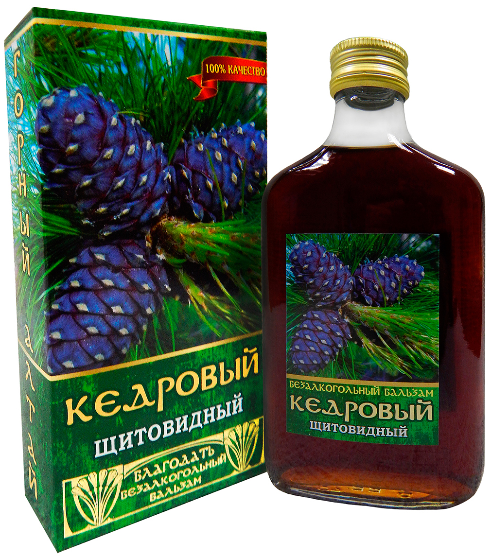 Бальзам безалкагольный Кедровый (Щитовидный), 250 мл — купить в ...