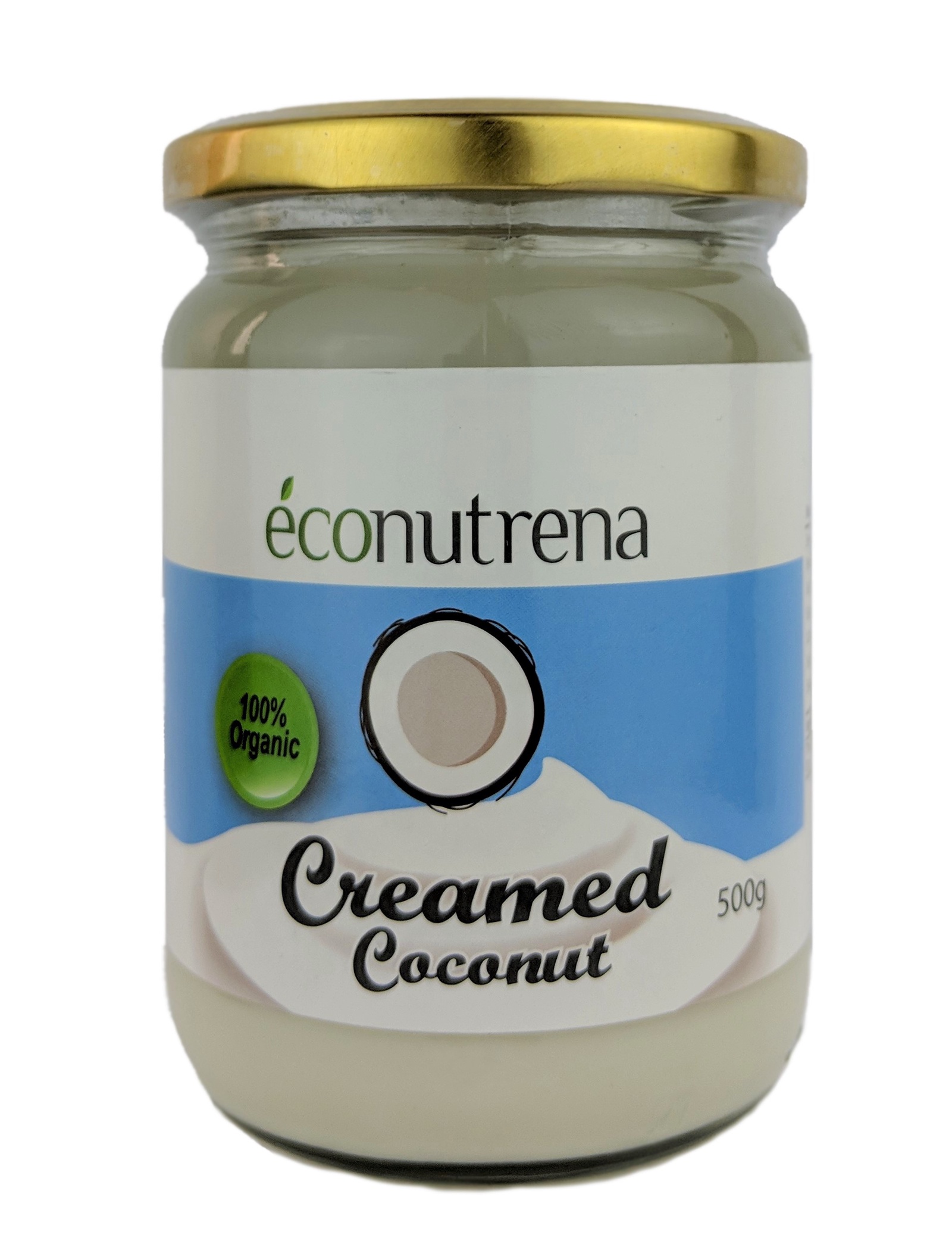 фото Органический кокосовый крем Econutrena, 68%, 500м