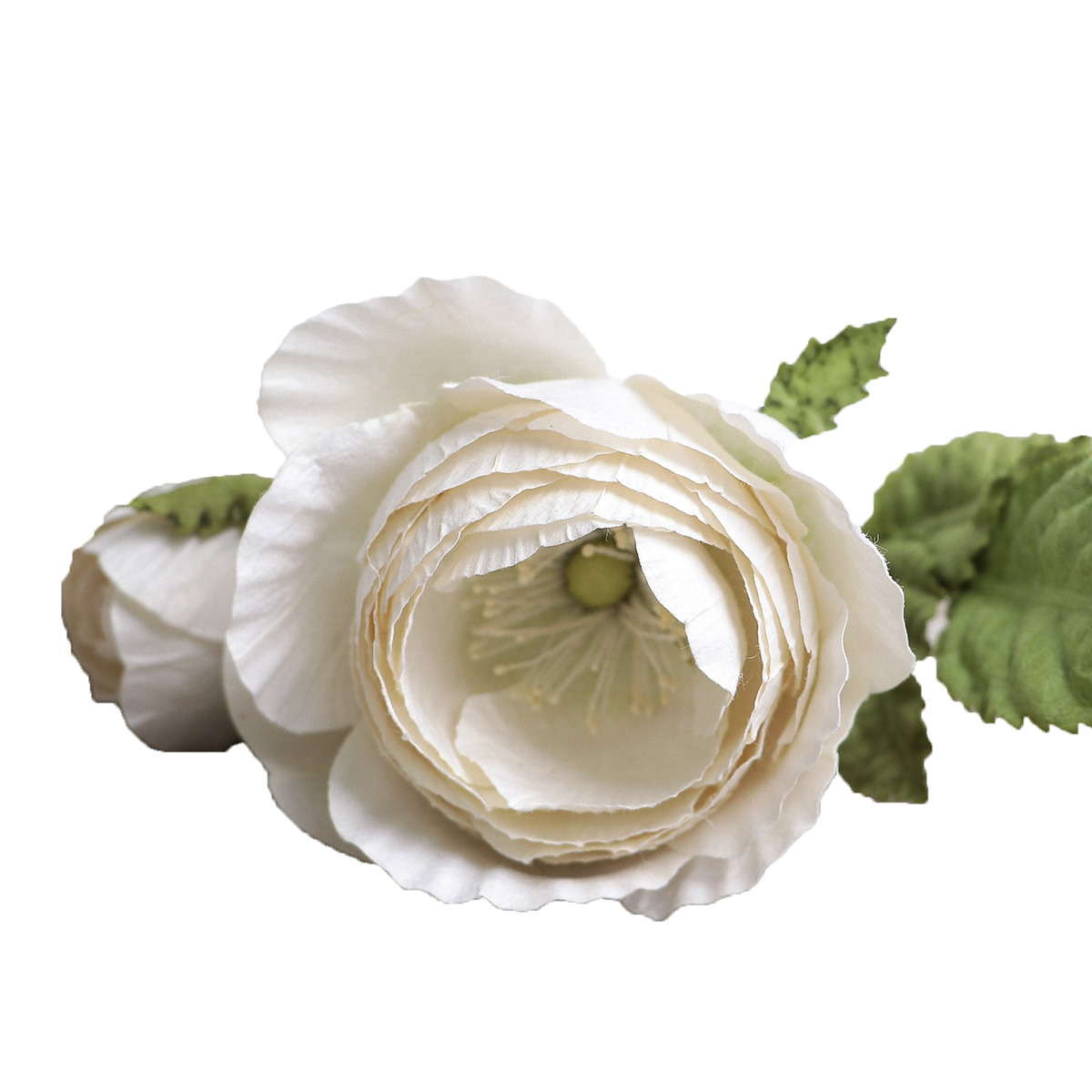 Белый цветок искусственные макет