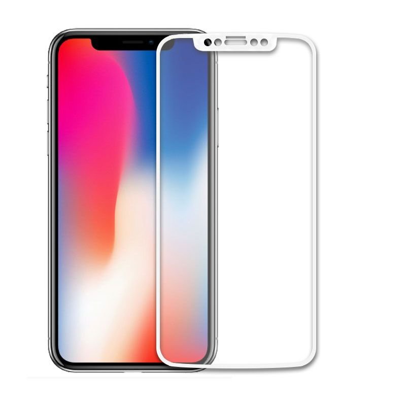 фото Защитное стекло GLASS 3D для iPhone X/XS, белый