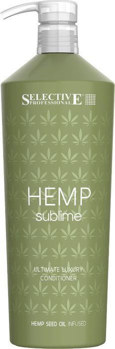 фото Кондиционер для волос Selective Professional Hemp Sublime, увлажняющий, для сухих и поврежденных волос, 1 л