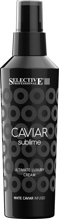 фото Флюид для волос Selective Professional Caviar Ultimate Luxury Cream, несмываемый, восстанавливающий, для всех типов волос, 150 мл