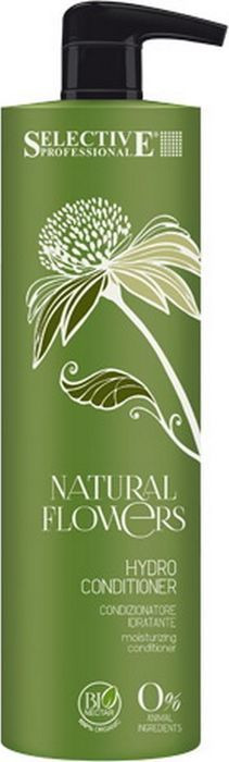 фото Кондиционер для волос Selective Professional Natural Flowers Hydro Conditioner Аква, 1 л