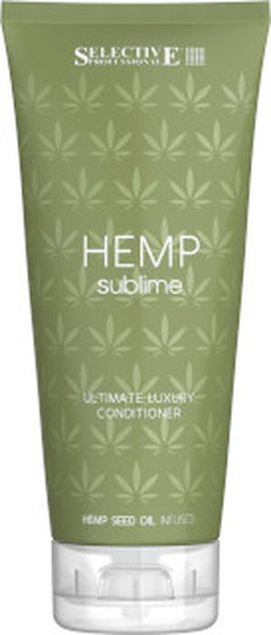 фото Кондиционер для волос Selective Professional Hemp Sublime, увлажняющий, для сухих и поврежденных волос, 200 мл