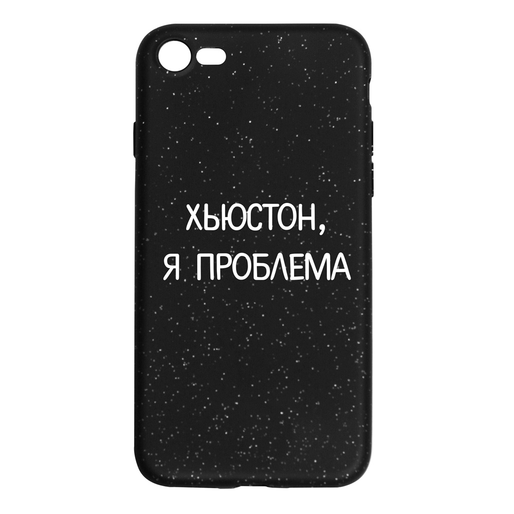 фото Чехол ONZO "OhMyCard" для Apple iPhone 7/8, черный, звездная пыль, Хьюстон