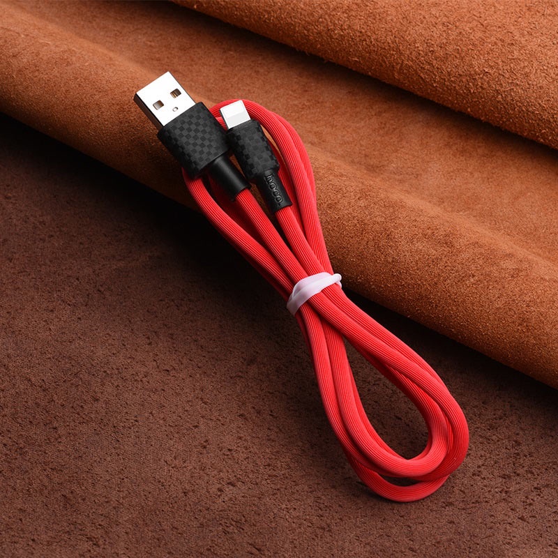 фото Кабель Hoco Х29 Superior Style USB - Lightning красный 1 м