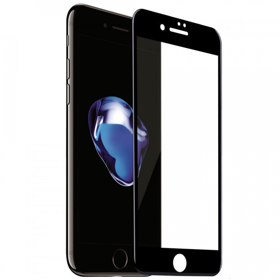 фото Защитное стекло 5D GLASS Unipha закалённое для iPhone 7/8, чёрное