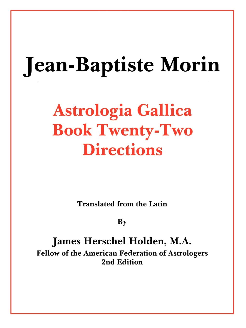 Astrologia Gallica Book 22