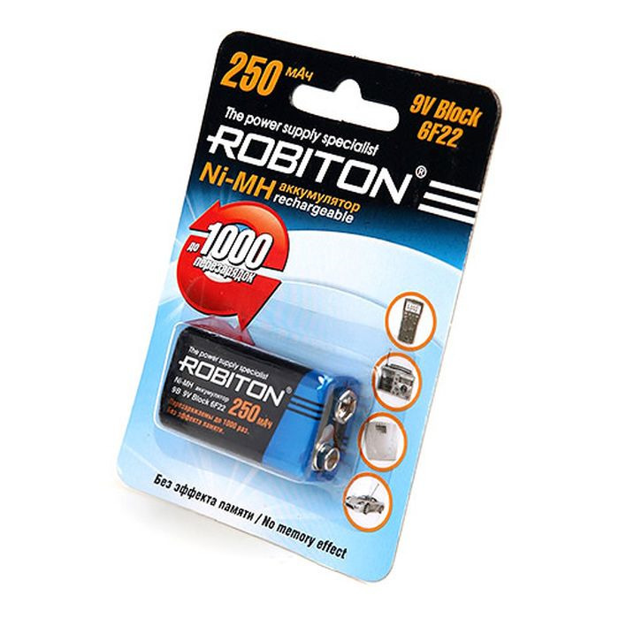все цены на Батарейка Robiton 250MH9-1 BL1, 8801 онлайн