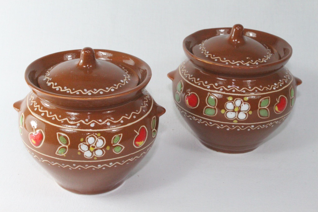 озон горшочки для запекания. озон горшочки для запекания. озон горшочки для запекания. горшочек борисовская керамика "старина" , 4 шт , 650 мл. горшок для запекания.