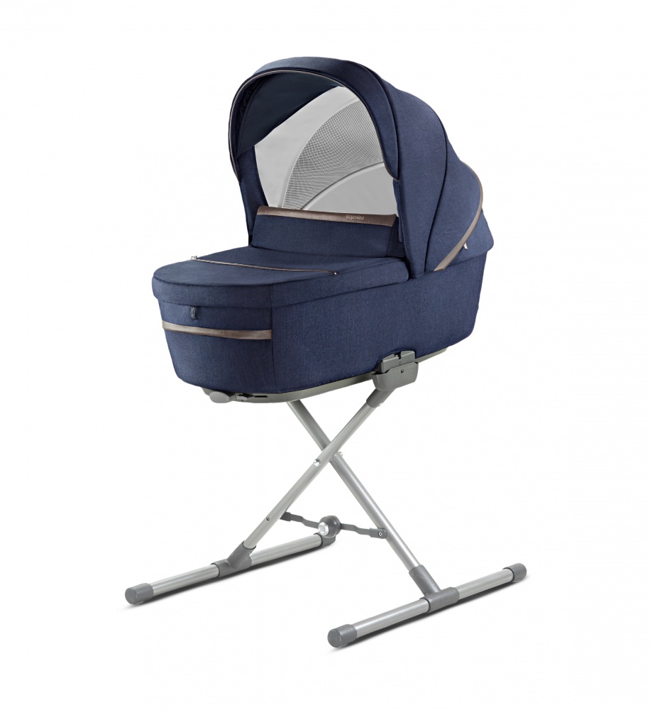 фото Inglesina Коляска 2 в 1 Aptica College Blue на шасси Aptica Graphite Coffee