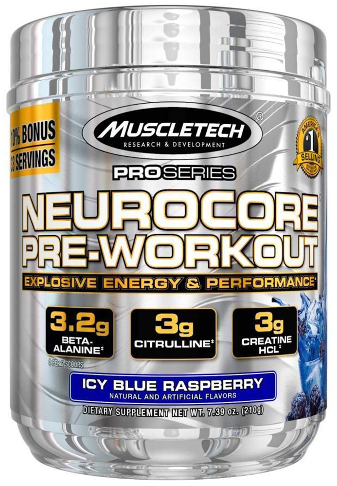 фото Предтренировочный комплекс MuscleTech Neurocore Pre-Workout, ежевика, 50 порций, 257 г
