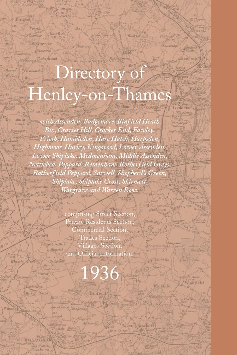 фото Henley-On-Thames and Neighbourhood Directory 1936