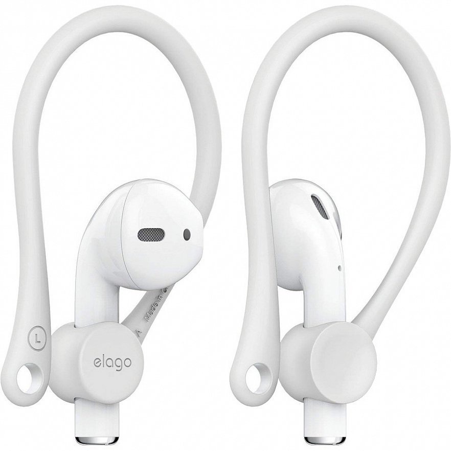 фото Крепление Elago EARHOOK для наушников Airpods, White