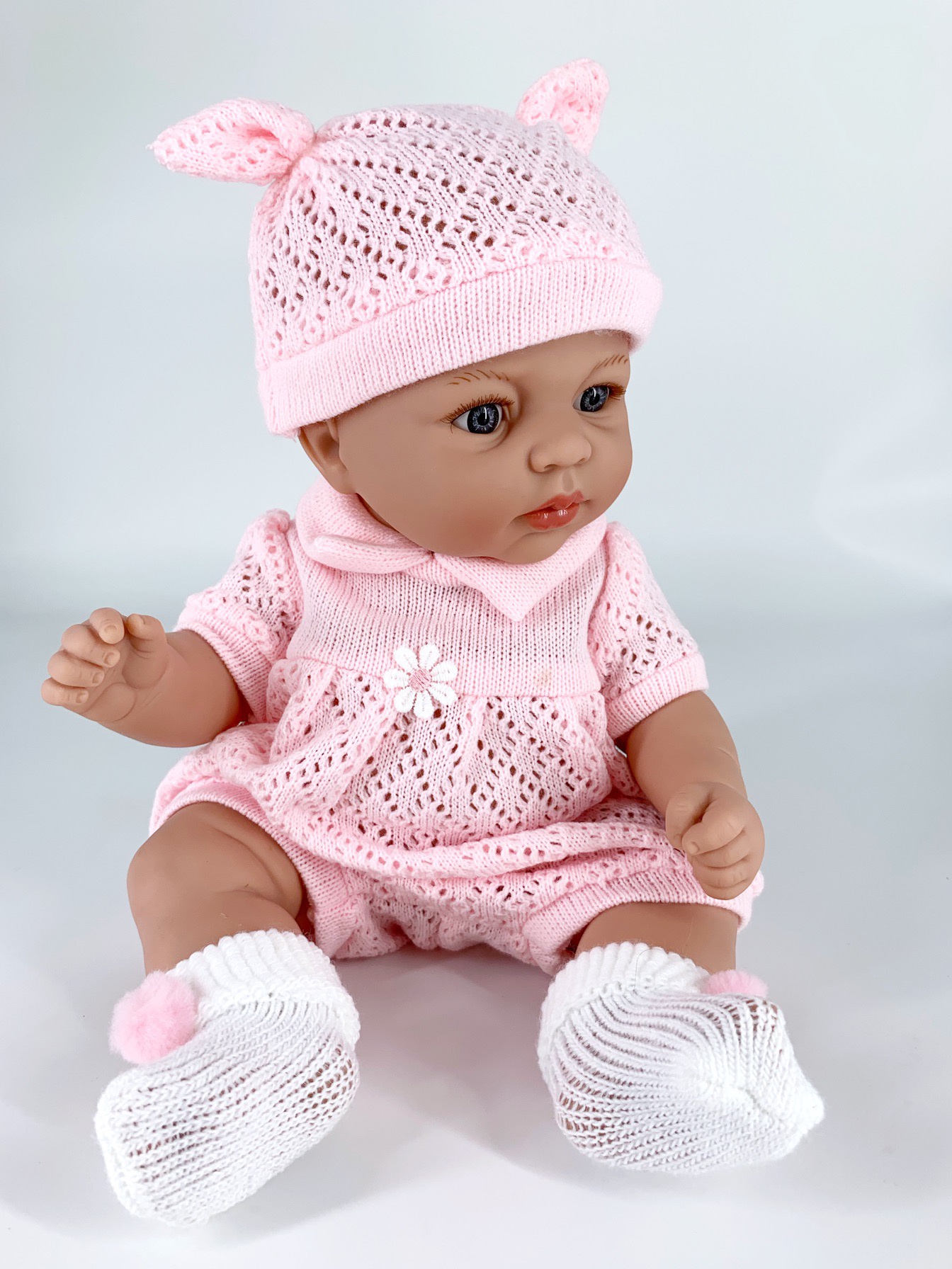 фото Пупс Manolo Dolls виниловый Mini CARABONITA 35см (9033)