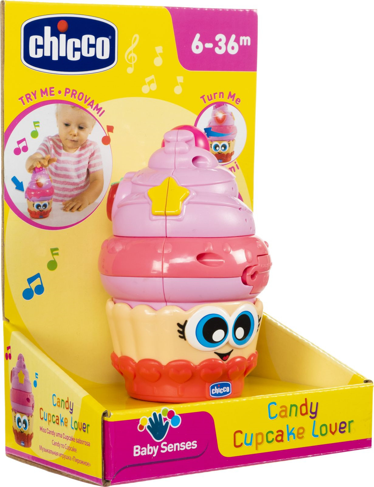 фото Электронная игрушка Chicco Baby Senses Пирожное, 00009703000000