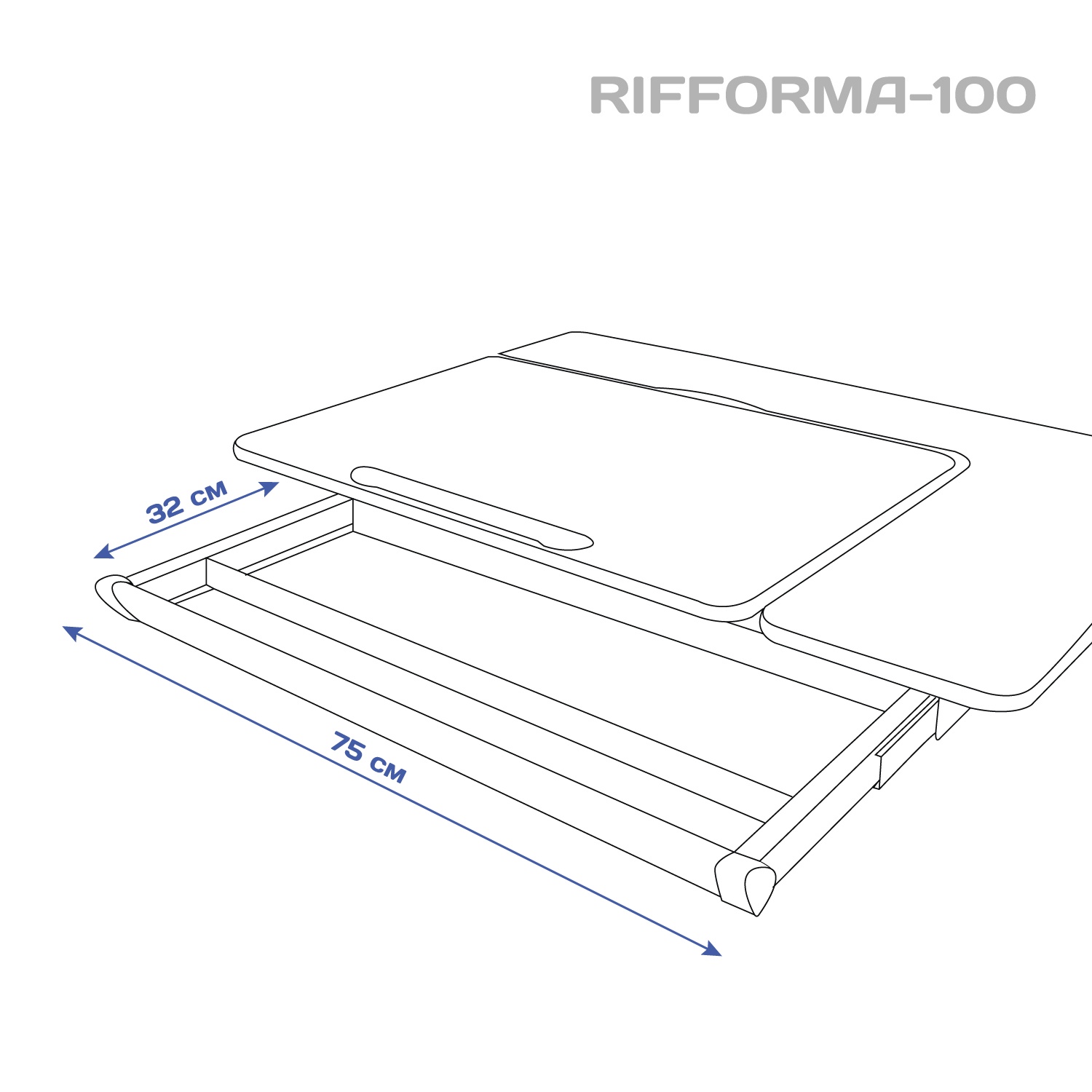 фото Стол RIFFORMA-100 (розовый)