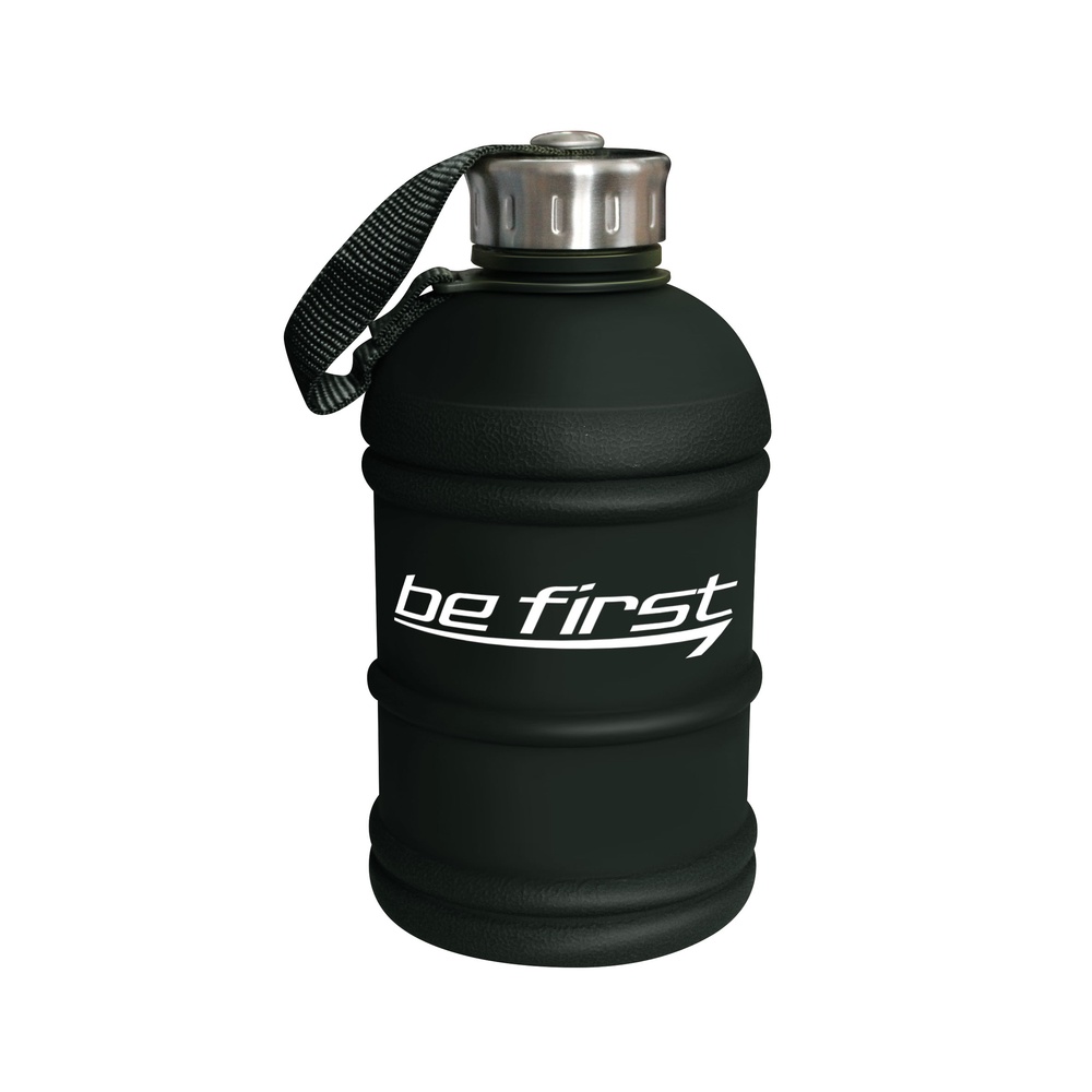 фото Бутылка для воды Be First 1300 мл, черная матовая (TS 1300-FROST-BLACK)