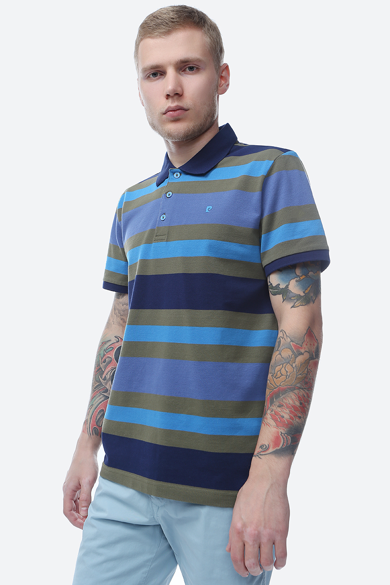 Поло мужское Pierre Cardin, цвет: синий. 046.52494.91246.3104. Размер XL (52) Поло мужское Pierre Cardin, цвет: синий. 046.52494.91246.3104. Размер XL (52)