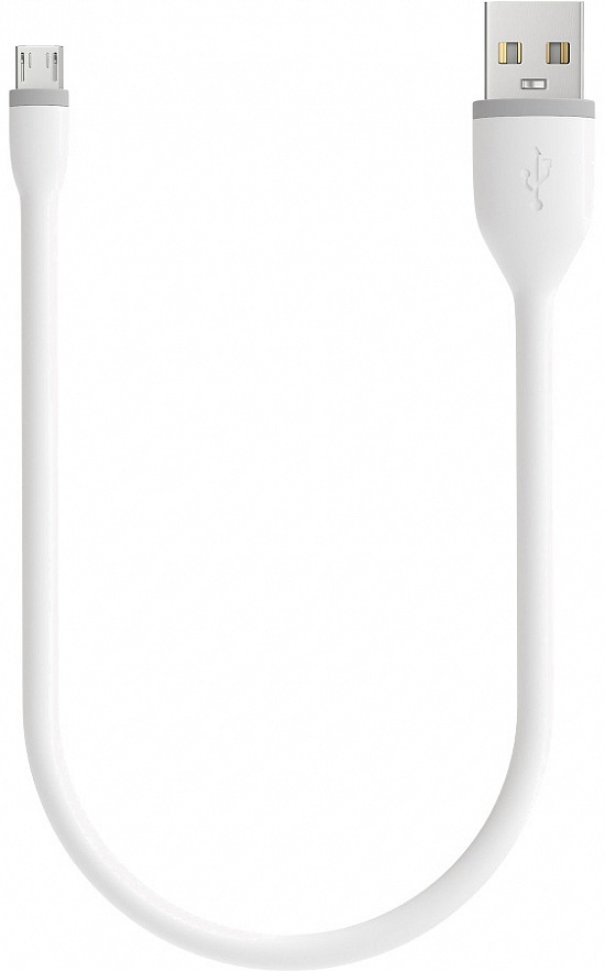фото Кабель Satechi Flexible Micro to USB. Длина 25 см. Цвет белый.