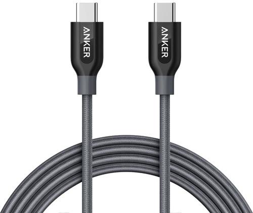 фото Кабель Anker Powerline+ USB-C to USB-C 2.0 1.8 м. UN Gray