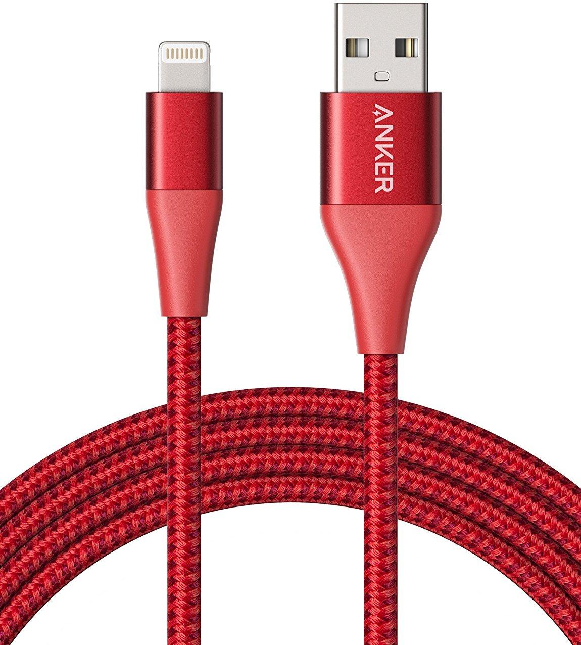 фото Кабель PowerLine+ II Lightning Cable 0.9 м красный Anker