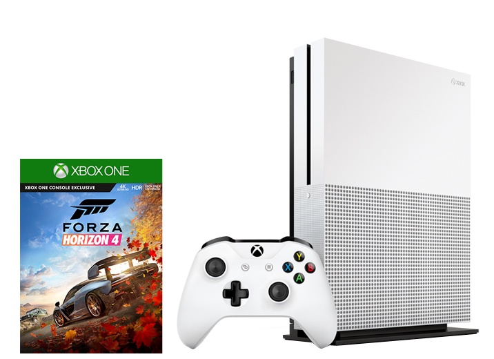 фото Игровая приставка Xbox One S 1 ТБ, White + Forza Horizon 4 (234-00560) Microsoft