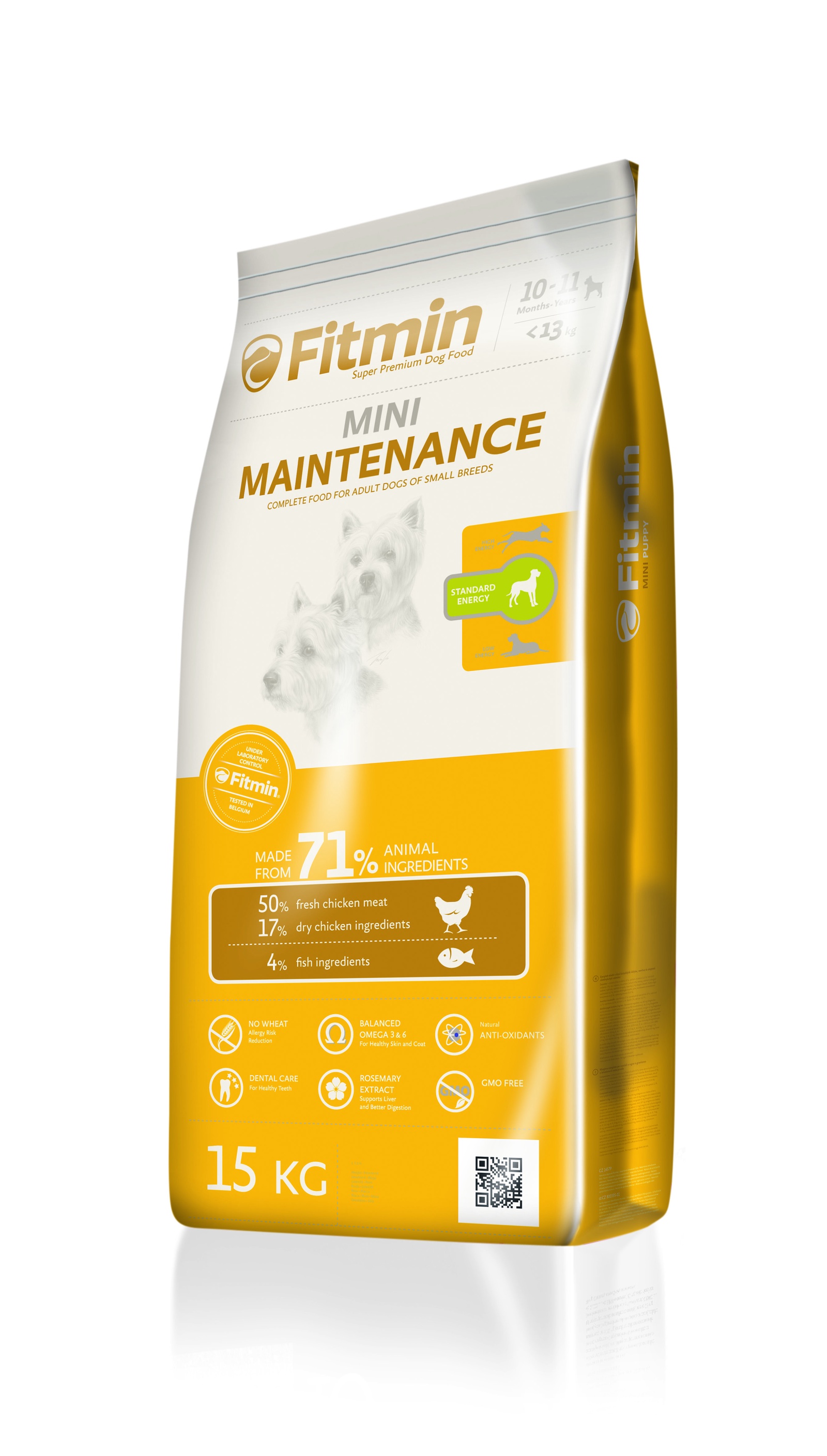 фото Fitmin dog Mini Maintenance корм для взрослых собак мелких пород 15кг