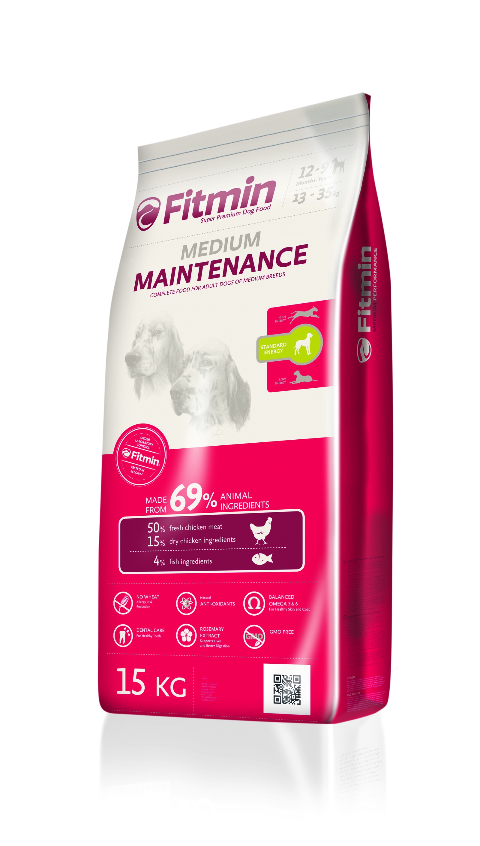 фото Fitmin dog Medium Maintenance корм для взрослых собак средних пород 15кг