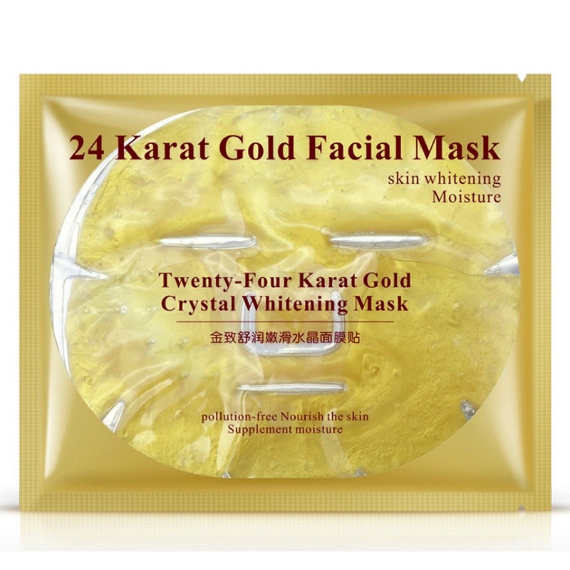 фото BIOAQUA Гидрогелевая маска с 24к золотом, 60гр