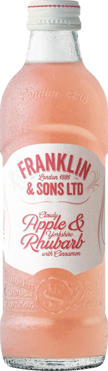 фото Газированный напиток Franklin&Sons Лимонад Яблоко и йоркширский ревень с корицей, 275 мл