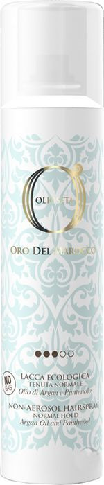 фото Эко-лак для волос Barex Italiana Olioseta Oro Del Marocco, без газа, с маслом арганы и пантенолом, нормальной фиксации, 300 мл