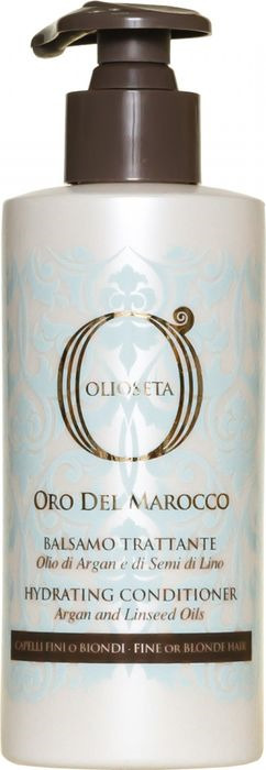 Кондиционер увлажняющий для тонких и светлых волос olioseta oro del morocco