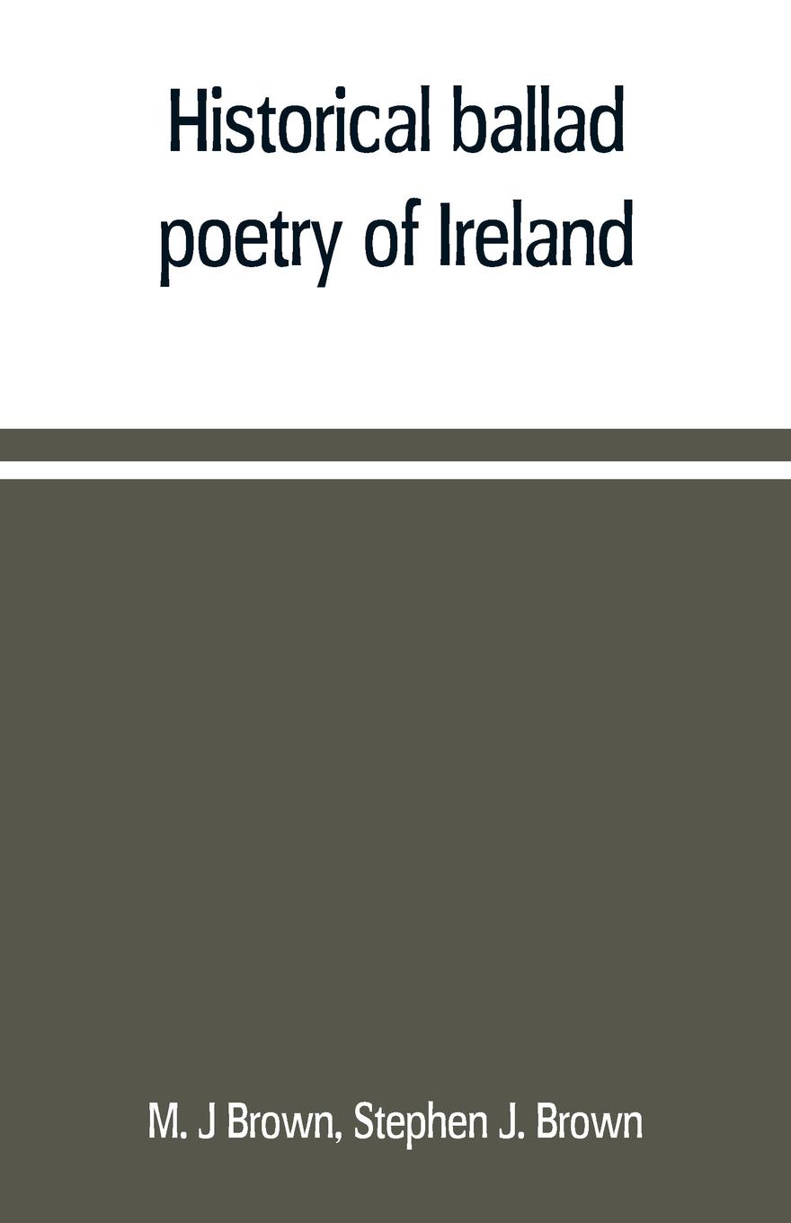 Historical ballad poetry of Ireland